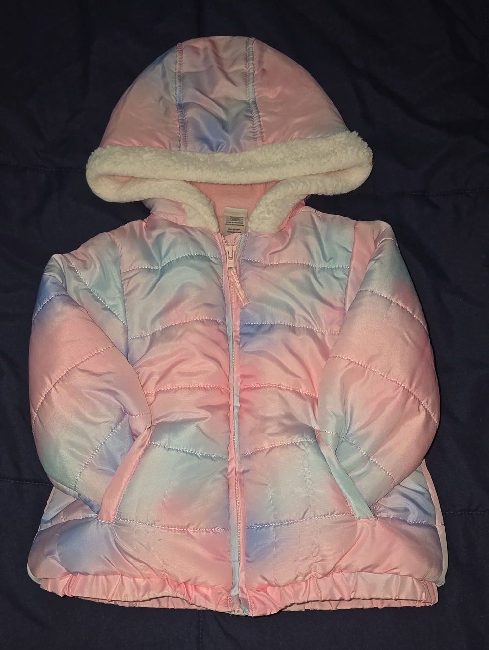 LITTLE ME Pink and White Infant Jacket 18M